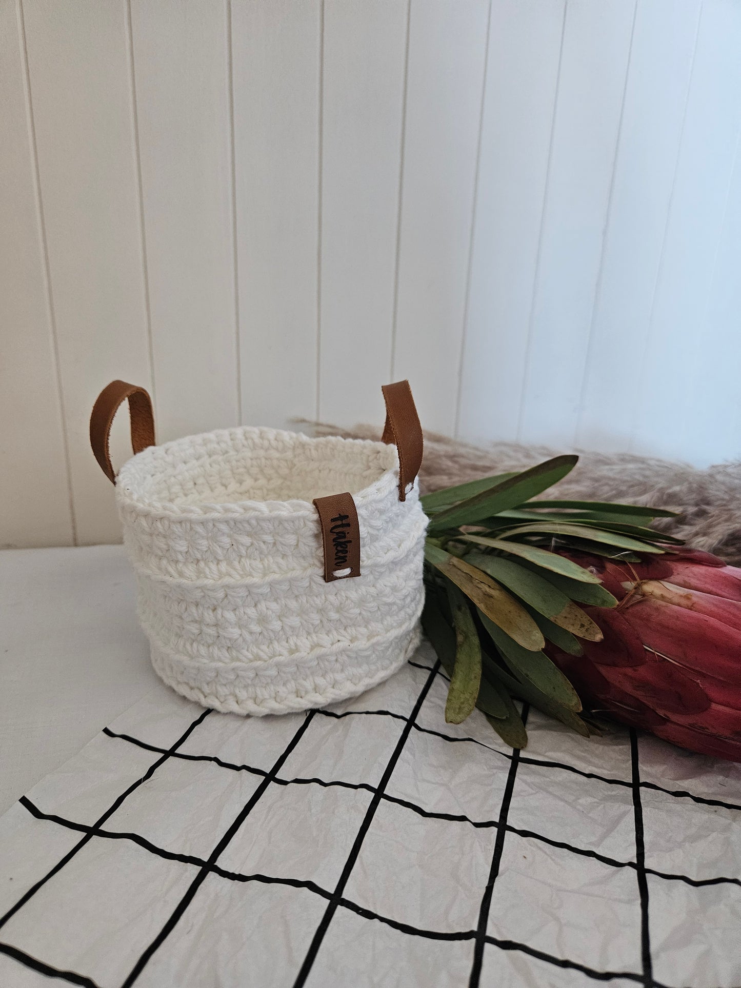 Crochet Basket 12 cm