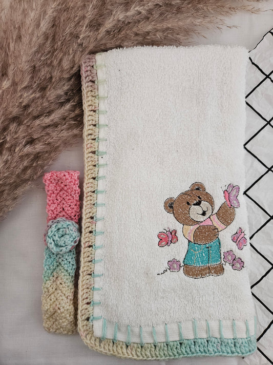 Burp Cloth & Headband