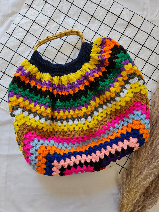 Crochet Duffle Bag/Handbag